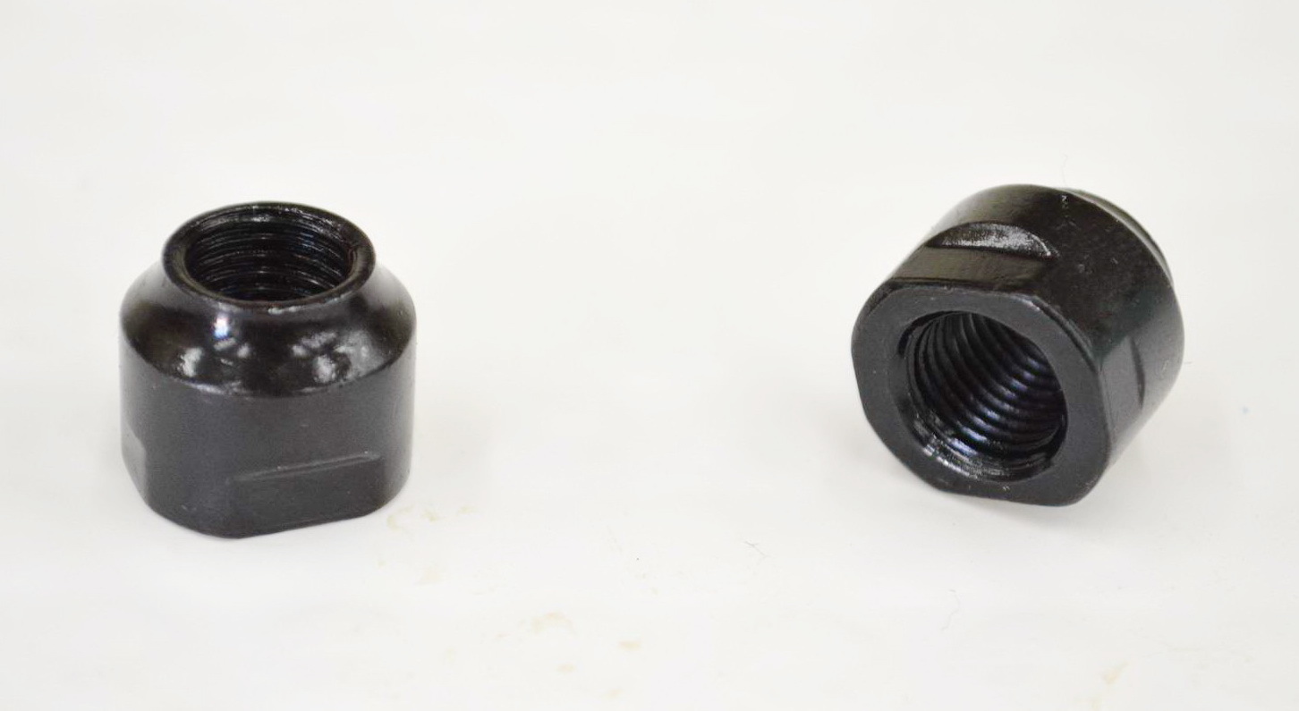 NEW 2 x Thread Washer QR Front Axle Hub Cone Nut Bicycle 9mm