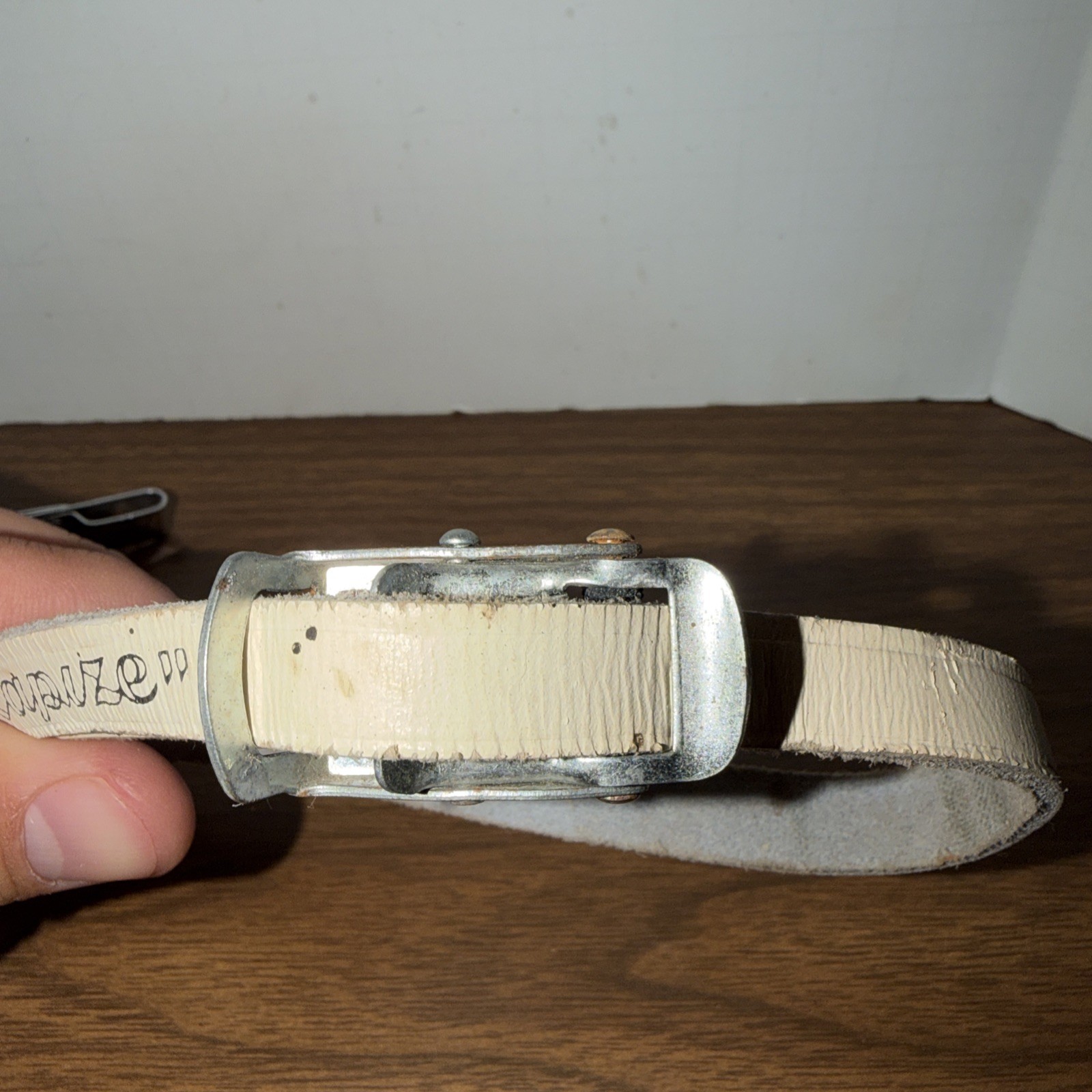 Vintage Christophe Road Bike Toe Cages Clips w/Lapize Leather Straps France