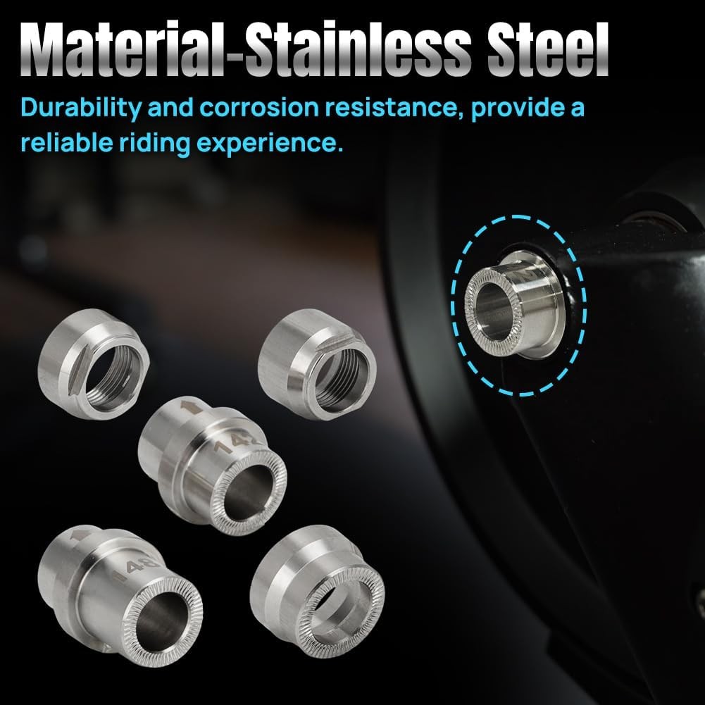 Thru Axle Adapter Kit For Wahoo KICKR CORE KICKR V4(2018) & NEW Stainless Steel