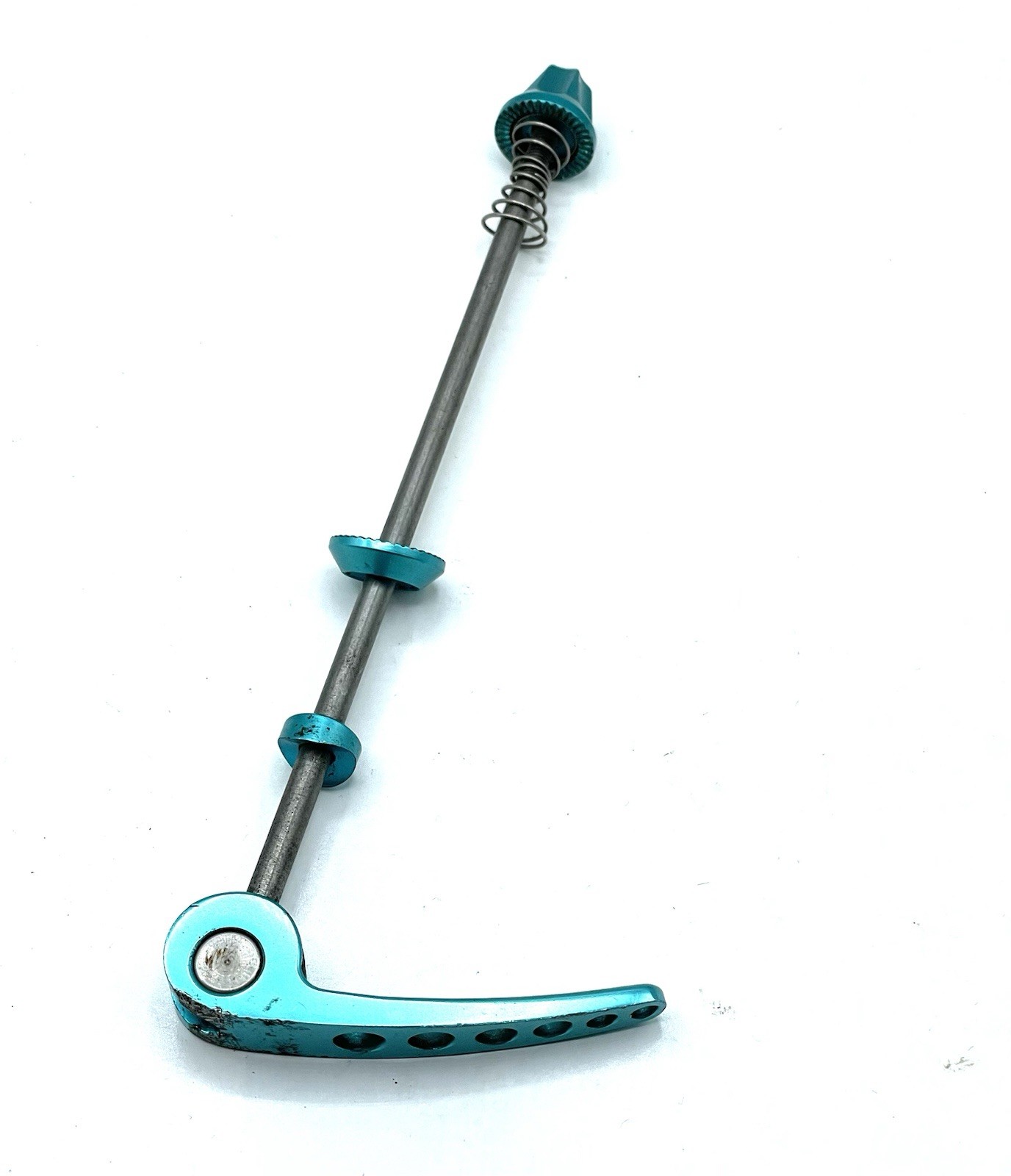 Titanium Quick Release Skewer Rear QR Turquoise Anodized Vintage MTB