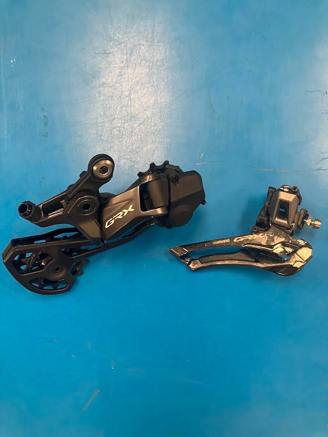 Shimano 2×12 GRX Front & Rear Derailleur
