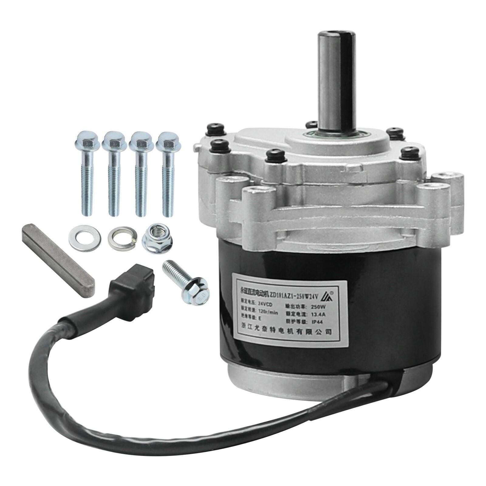 24V 250W Brushed Gear Reduction Motor Joystick 12″Wheel for Electric Wheelchair