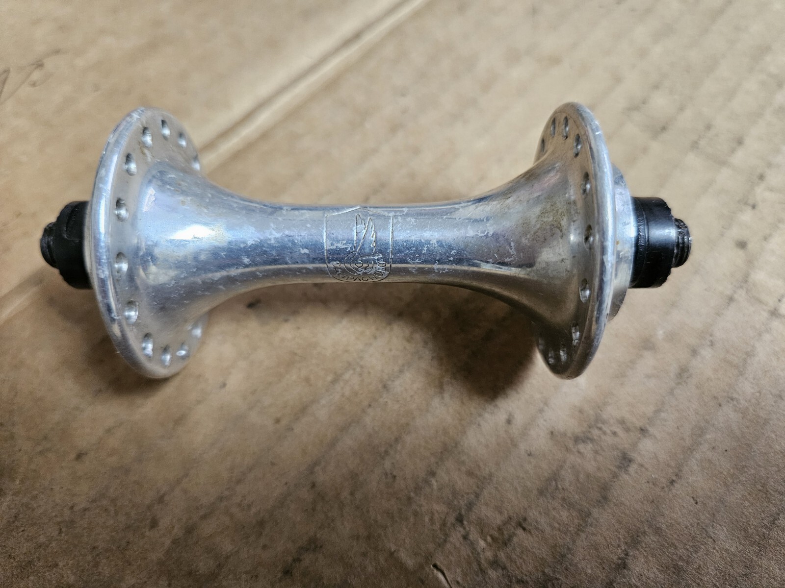 Vintage Campagnolo Front Hub, 32 holes, 100 mm spacing, small flange, used