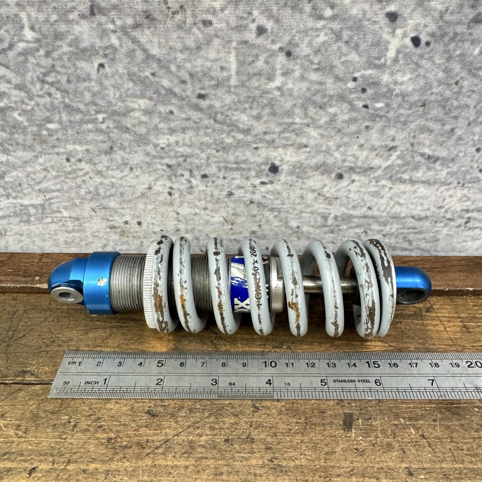 Fox Vanilla Rear Coil Shock Gray MTB Mountain Bike Suspension Spring 666g 6.75