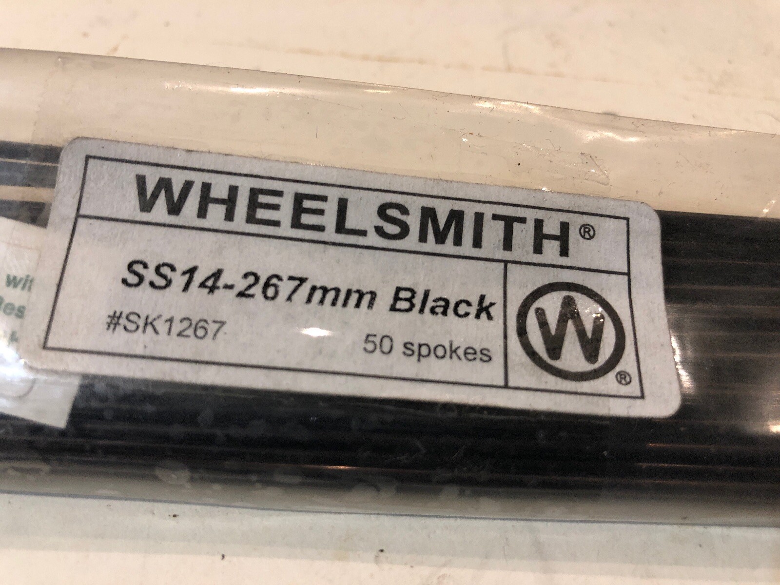 Wheelsmith SS 14-267 mm Black Spokes
