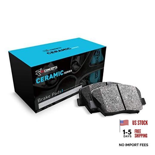 Front Ceramic Series Brake Pad With Rubber Steel Rubber Shims
