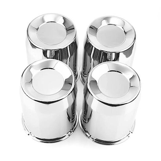 4PCS 5.15″ 130mm Push Through Center 5.15″ Center Hole, 6.46″ Height Chrome