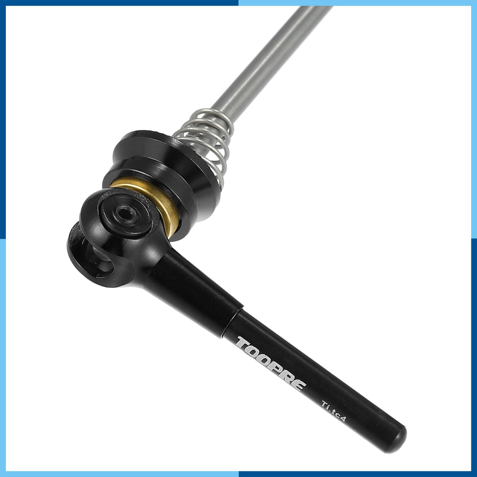 1 Pair Front Rear Bicycle Quick Release Axles Skewers Lever 140mm 180mm
