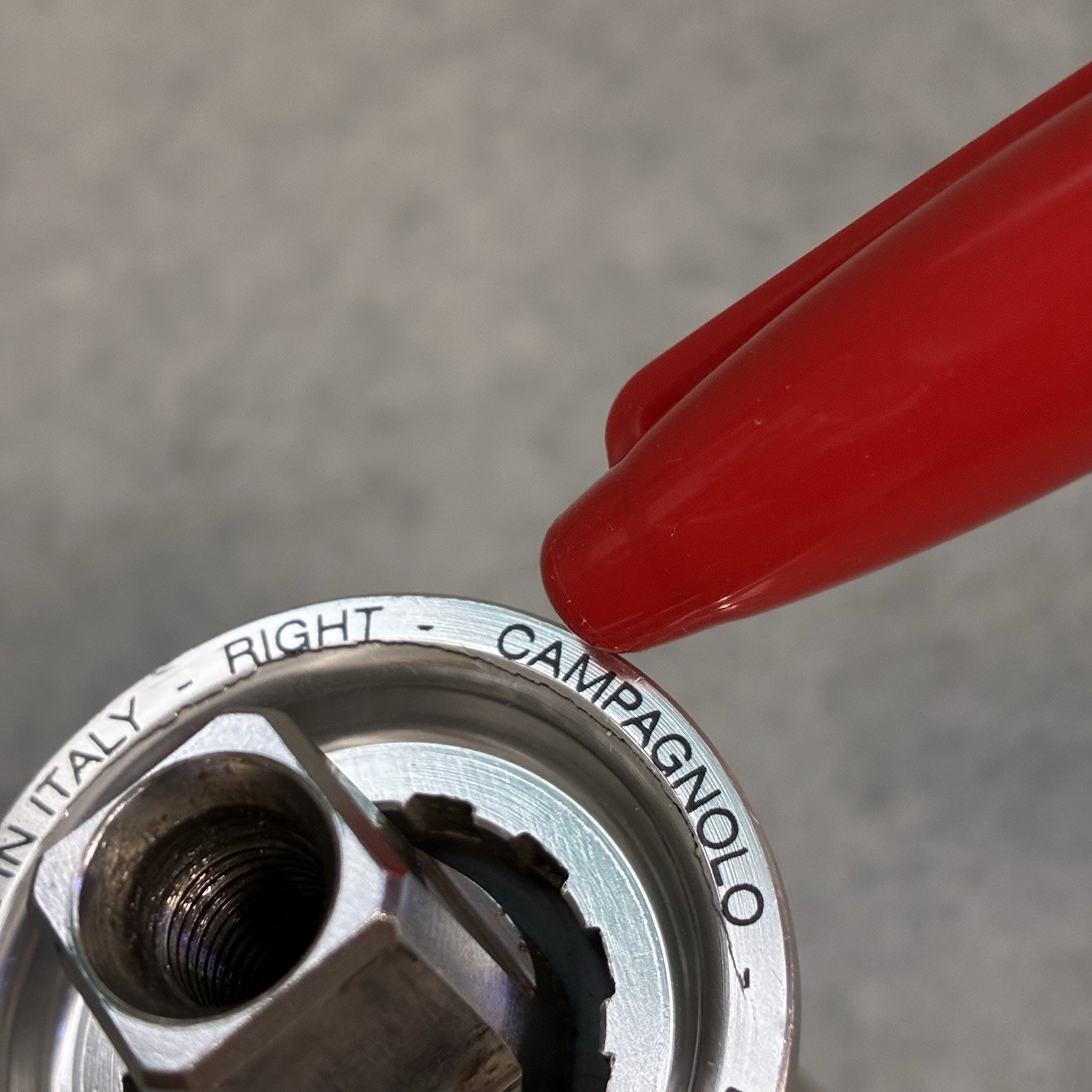 Campagnolo Chorus Bottom Bracket 102mm -Square Taper ISO See Pictures *Cracked*