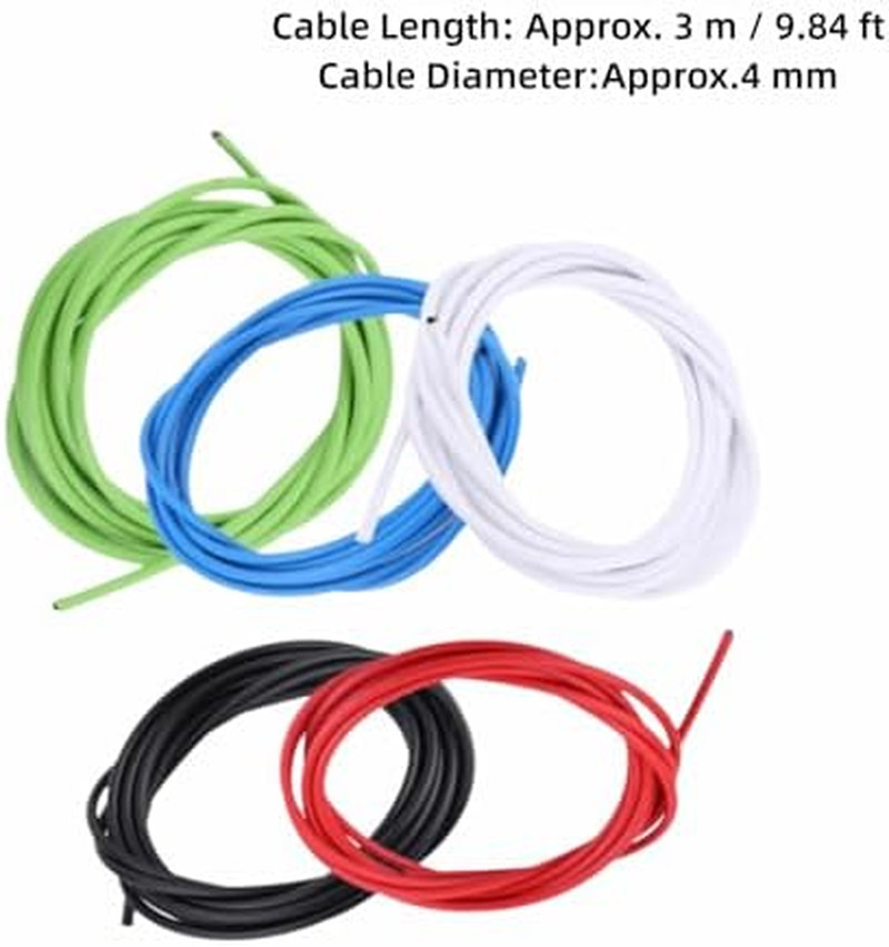 4mm Bike Shifting Cable, 9.84ft Brake Cable Housing Durable Wire Shifter Cabl…