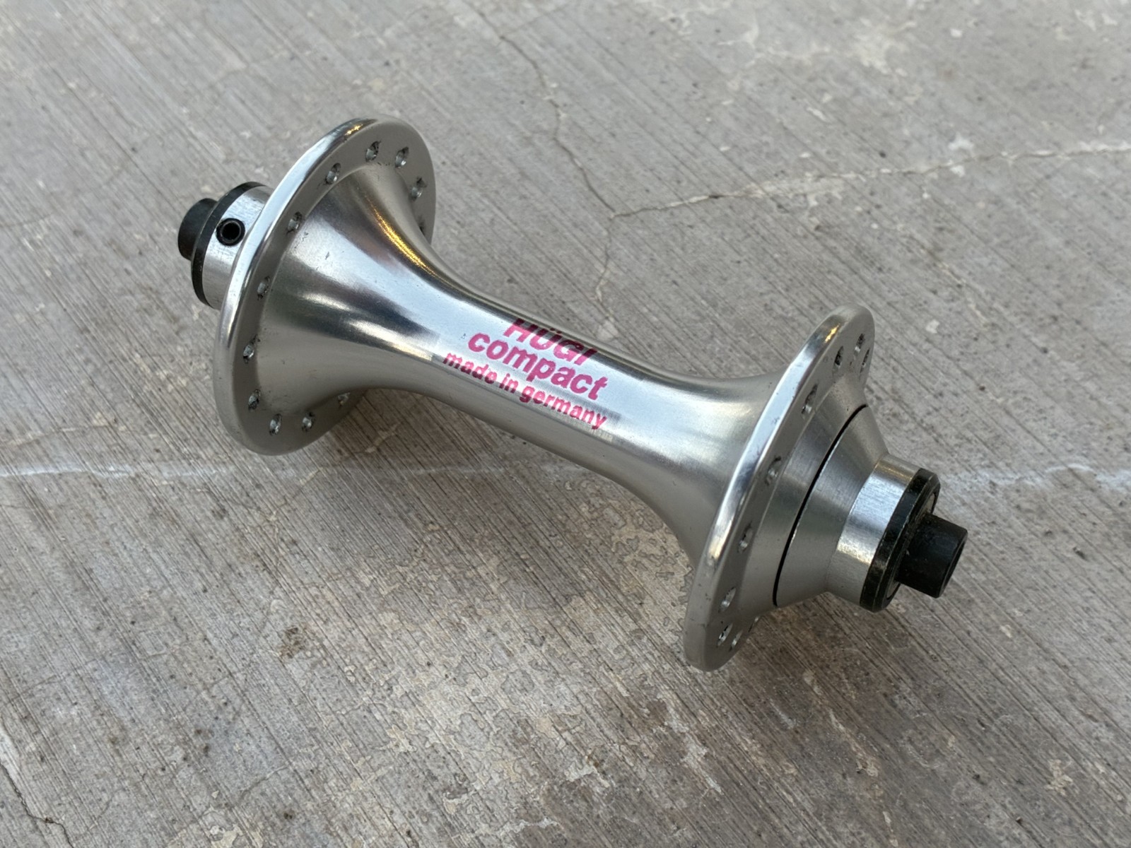NOS Hugi Compact QR Front Hub | 28-hole / Made in Germany