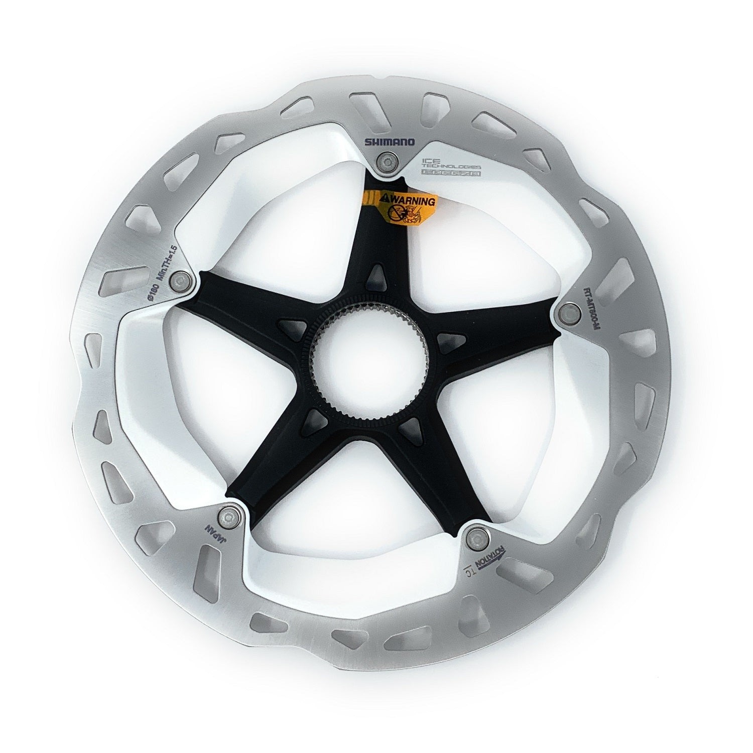 Shimano Deore XT RT-MT800 180mm Center Lock Disc Brake Rotor Internal Lockring