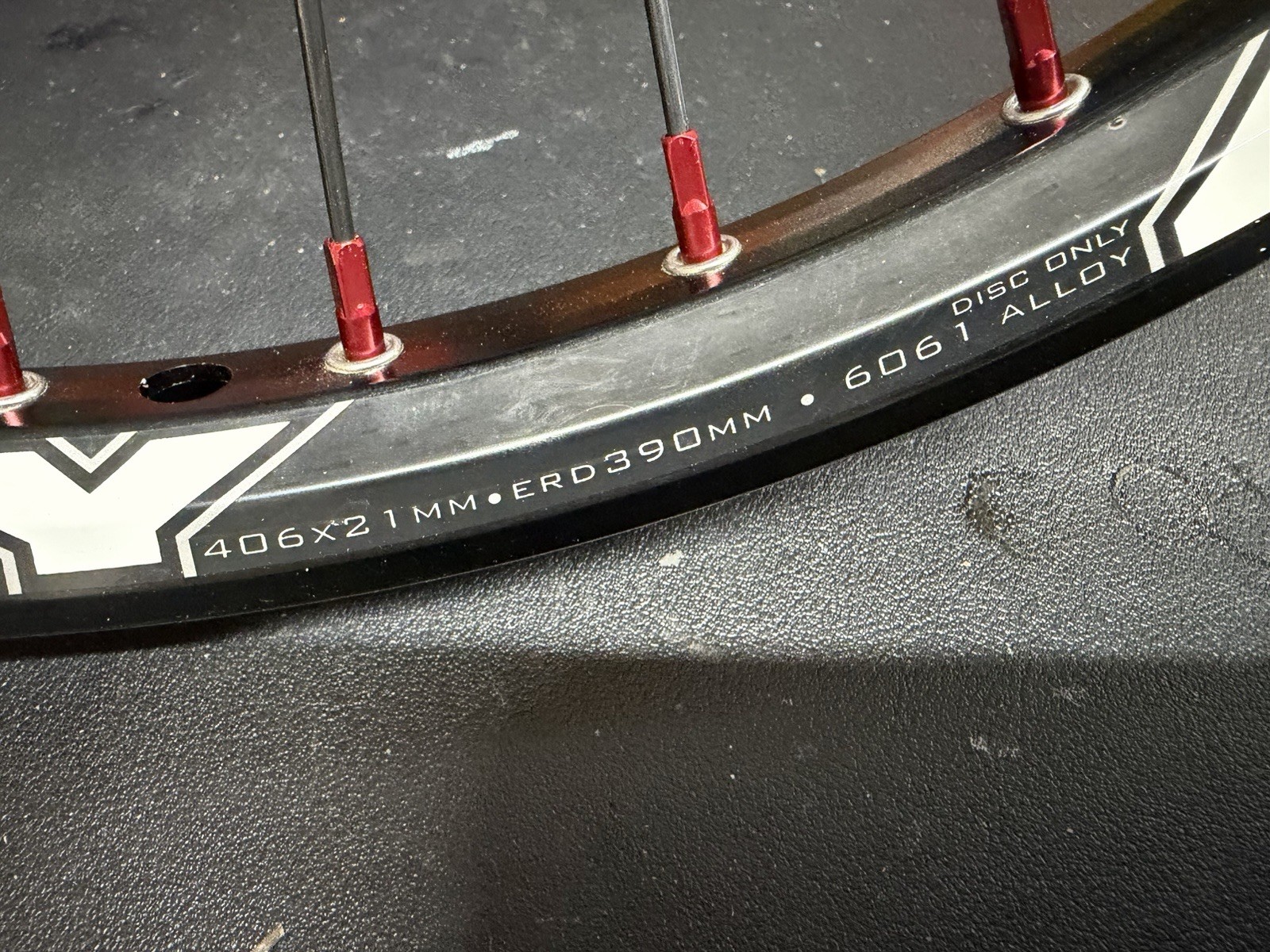Custom built Sun Ringle Envy rims with Profile Racing Elite hubs. 20inch BMX