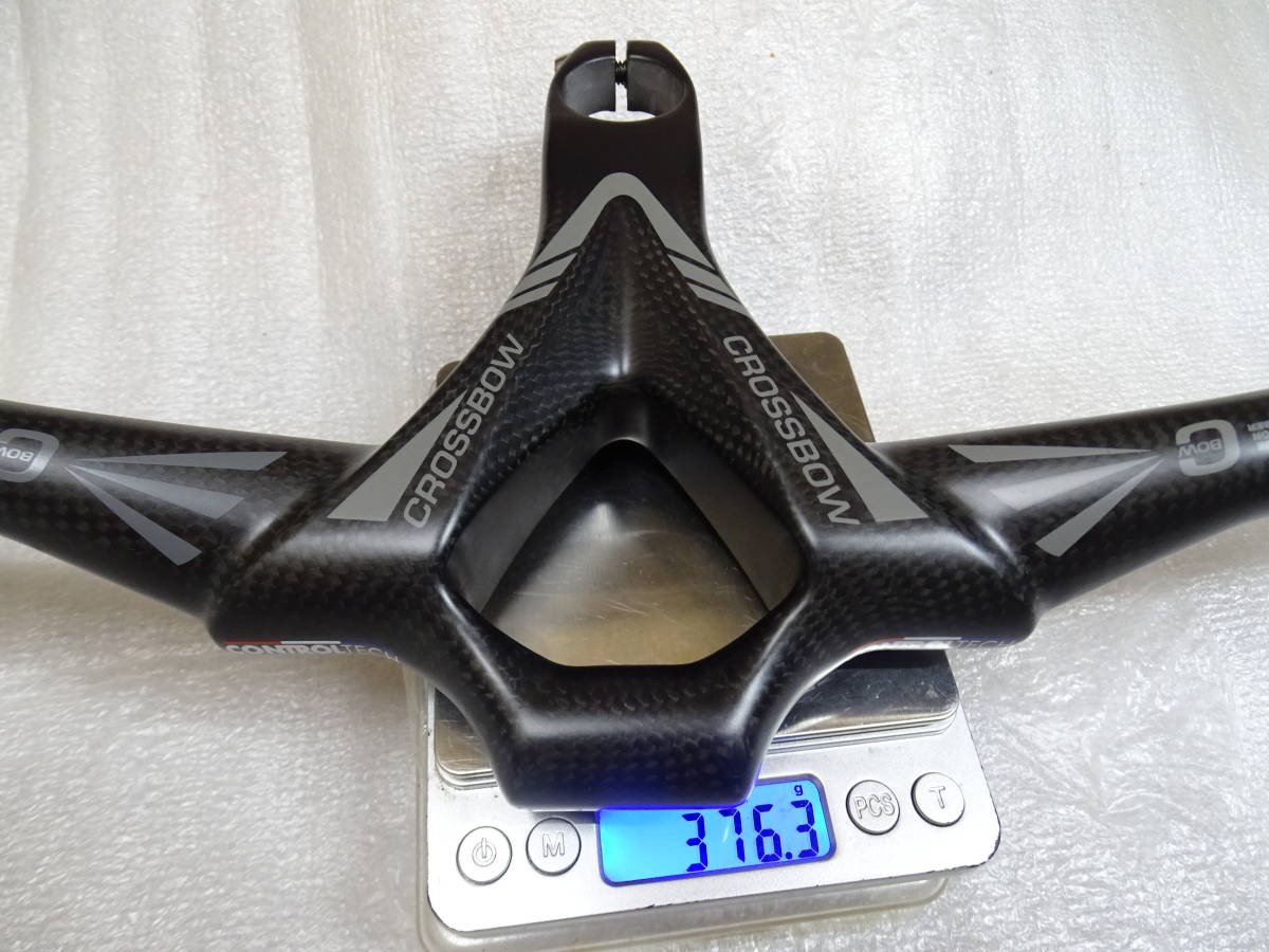 NEW CONTROLTECH CROSSBOW CARBON INTEGRATED FLAT BAR HANDLEBAR 640x100mm 3K 376g