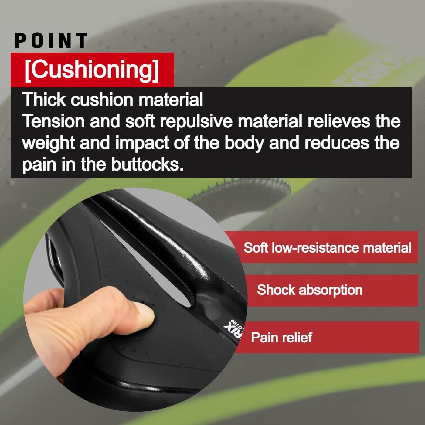 Stylish Black and Yellow Bike Saddle with Foam Cushion – Optimal Comfort for All
