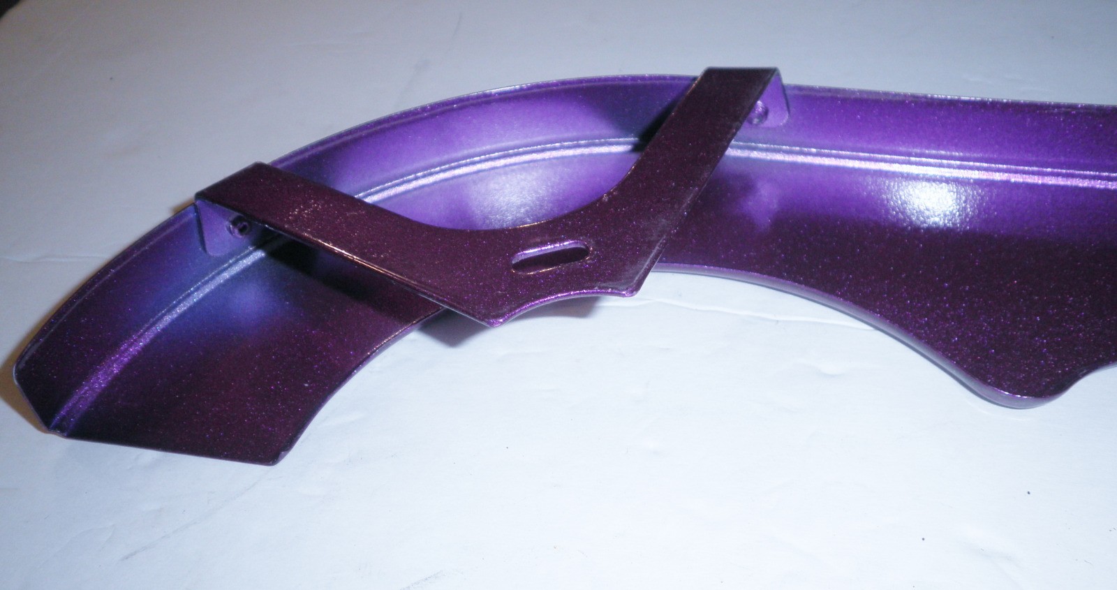 SCHWINN PURPLE/TEAL VINTAGE STYLE STEEL BICYCLE CHAIN GUARD BIKE PARTS 242