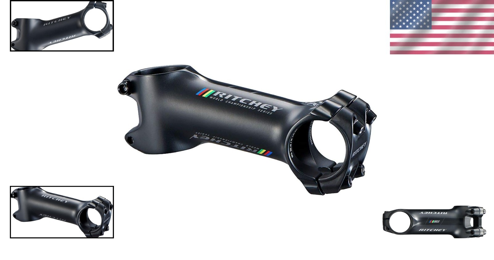 Lightweight WCS C220 Black Stem 90mm