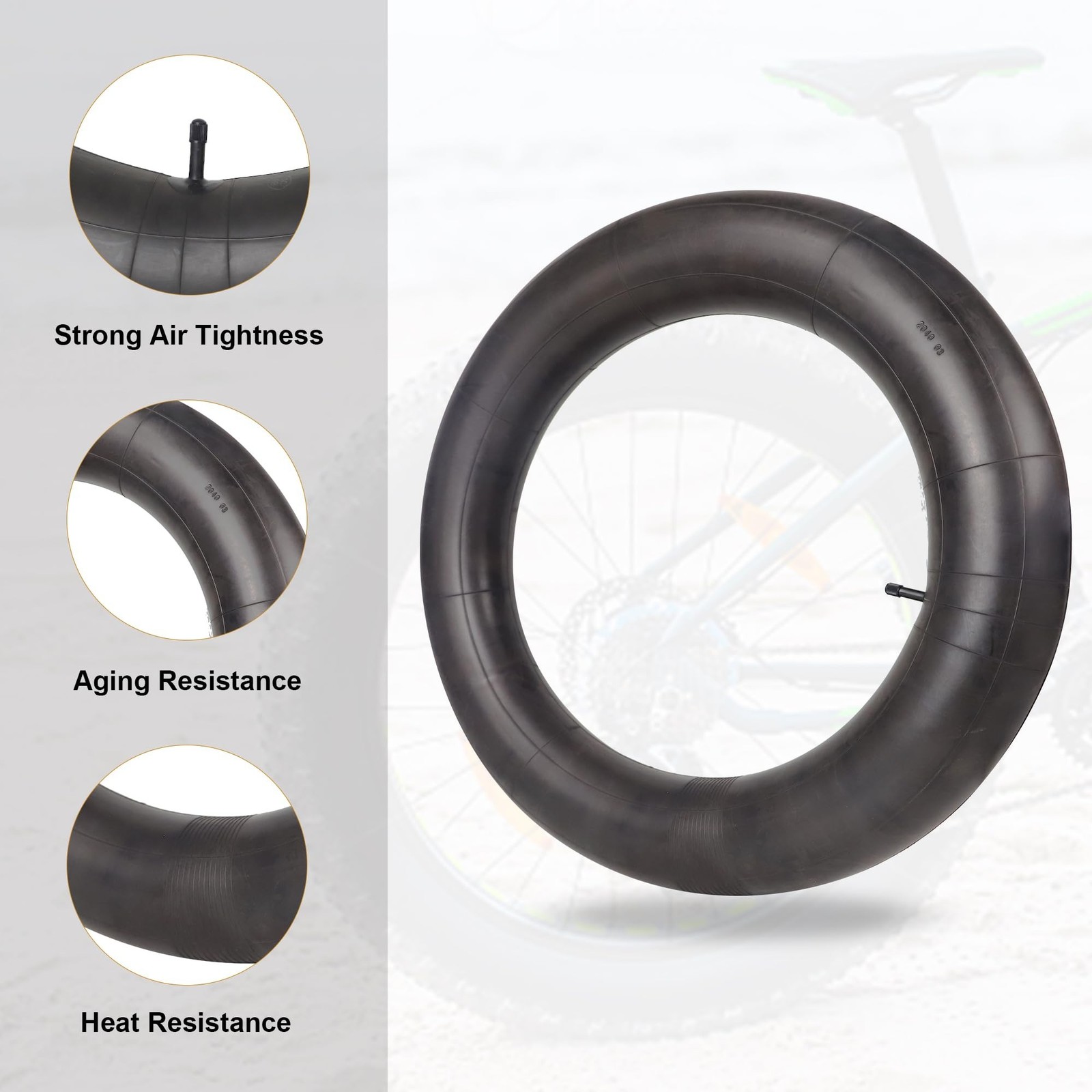 Fat Bike Tire 20″x3″ Compatible Replacement Bicycle Tire for Mountain Snow an…