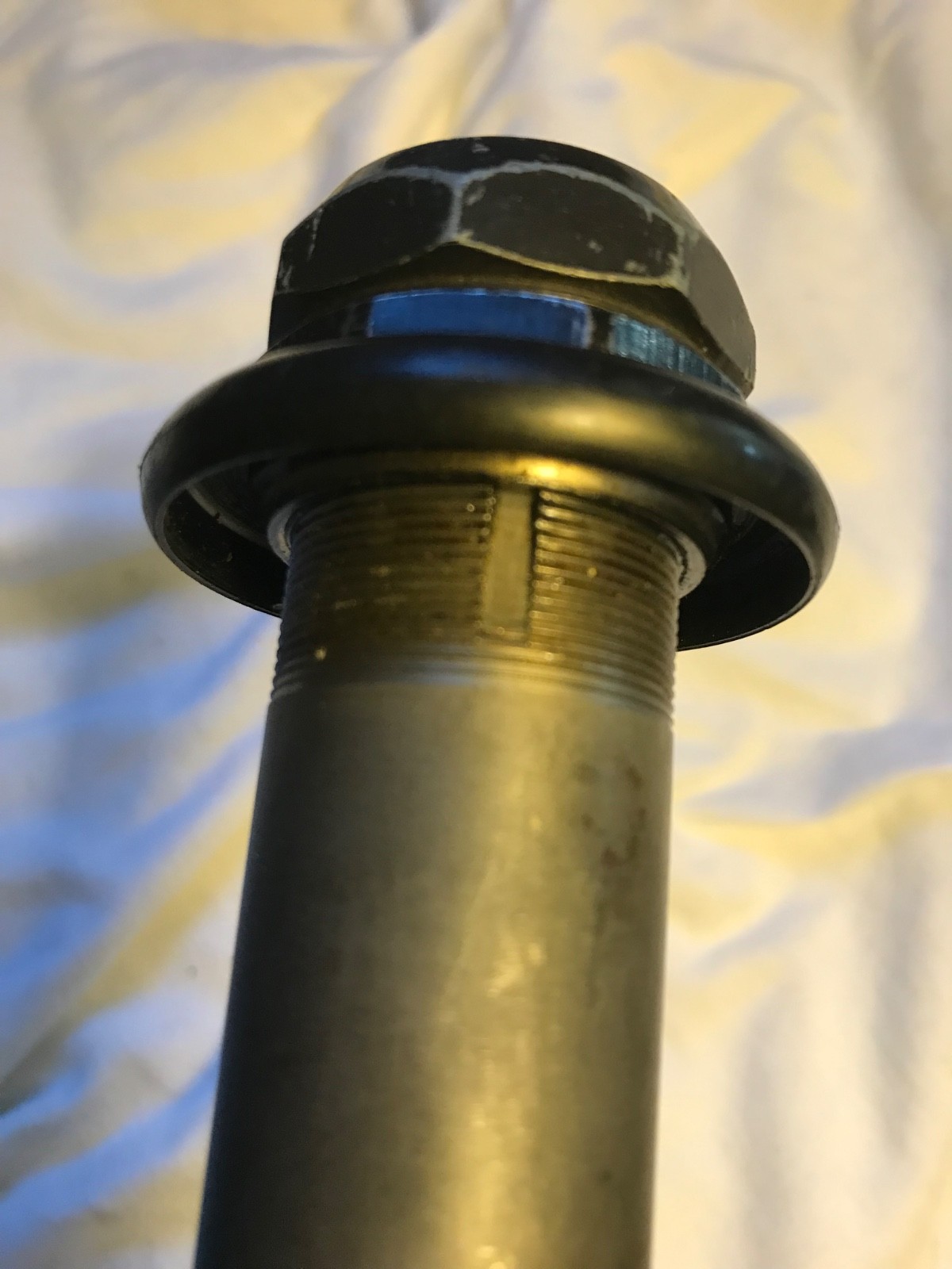 Threaded 1-1/8” quill MTB Fork rigid cromoly steel