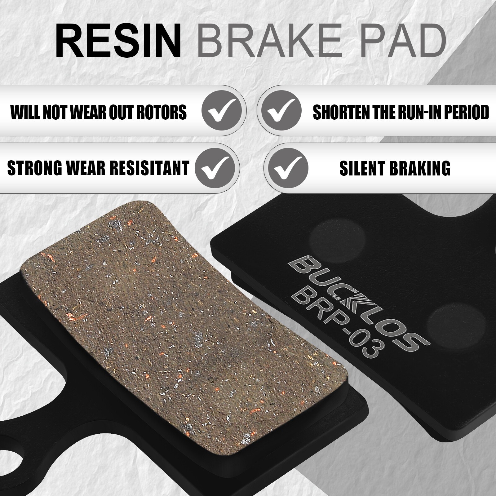 2 Pairs Brake Pads Resin/Ceramic/Sintered-metal for Shimano G01S F01A BR-M8000
