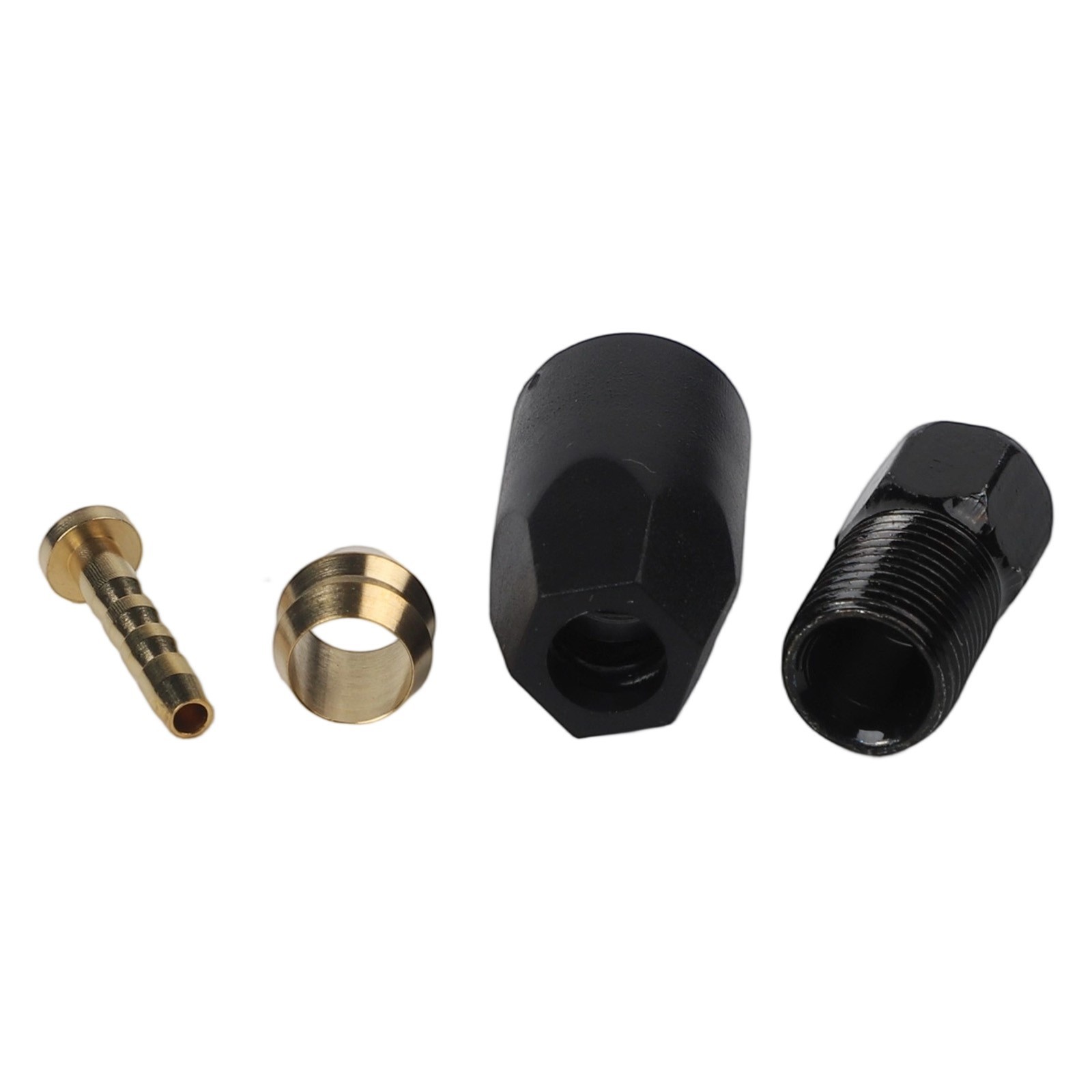 Durable Versatile Jet Black Hydraulic Brake Cable Tee 1 to 2 Adapter Reliable