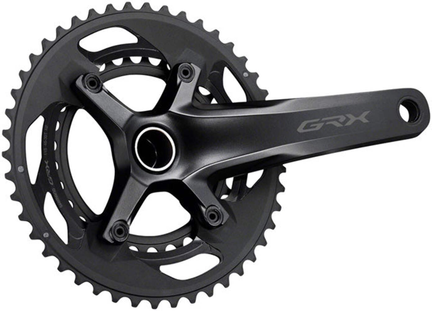 Shimano GRX FC-RX600-10 Crankset – 10-Speed, 46/30t, 110/80 BCD, Hollowtech II S