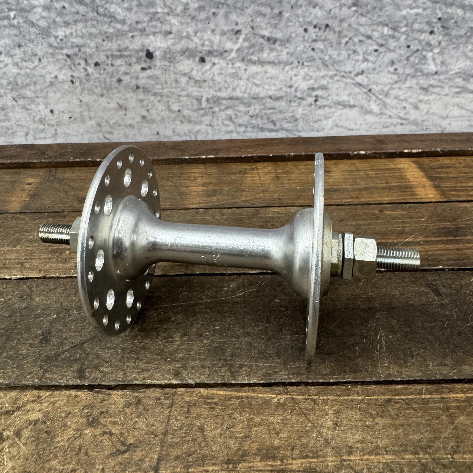 Vintage Sunshine BMX Front Hub High Flange 36h Alloy 36 Hole Race Nut 70s 80s