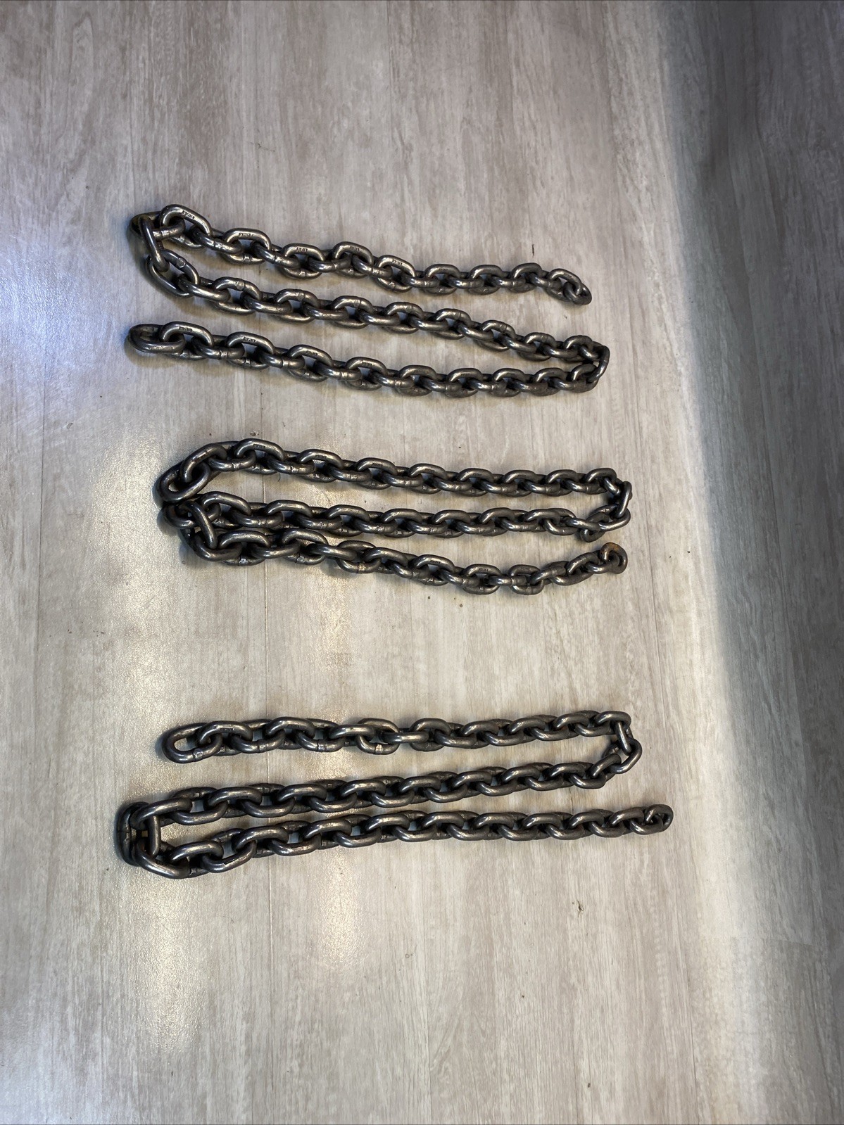 3 CM @ 5 ft Aircraft Chain Binder Links Used Magnetic 301 Stainless 226 BBQ