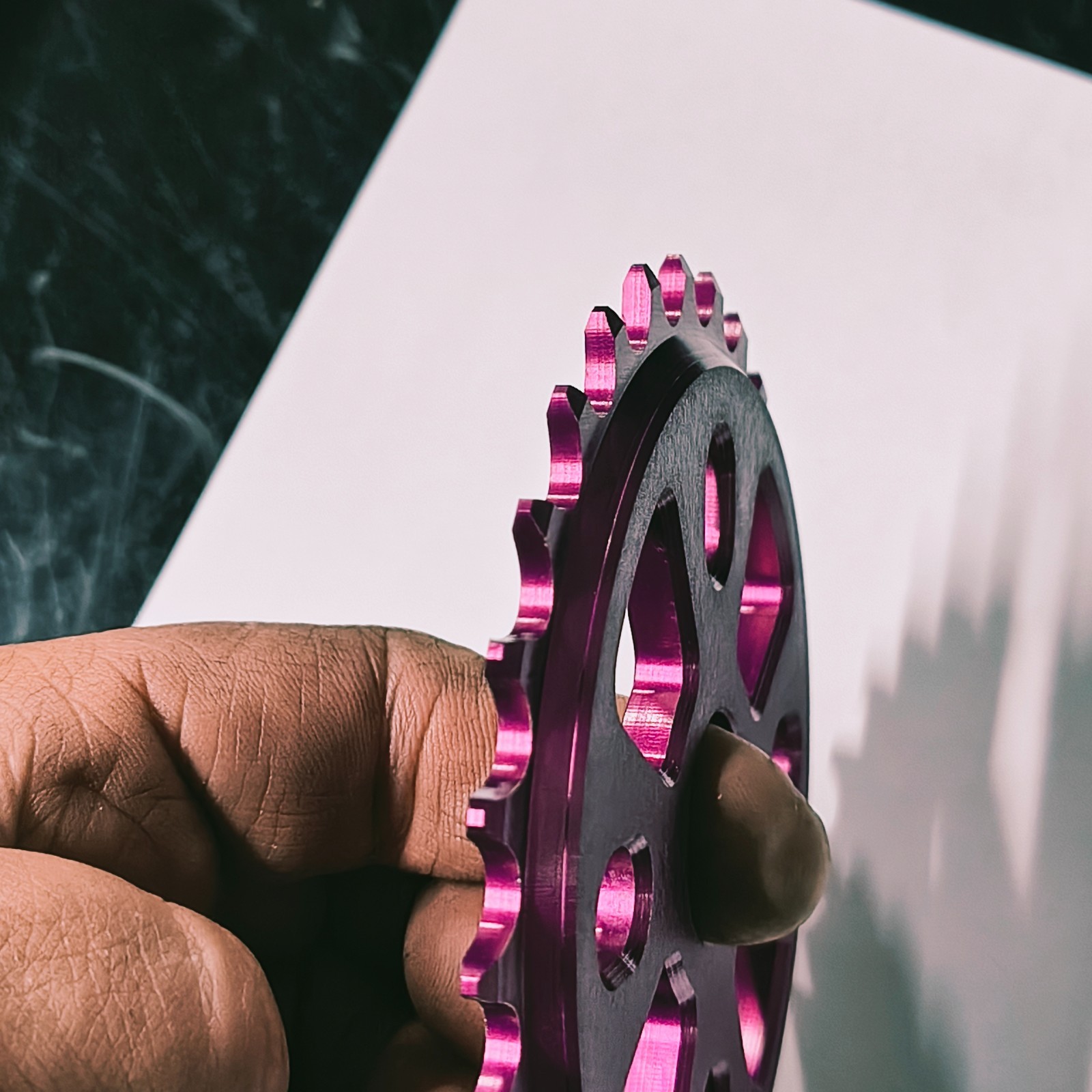 Purple-28T BMX Bike Sprocket Bicycle Chainring Made in USA-freestyle-gear-wheel