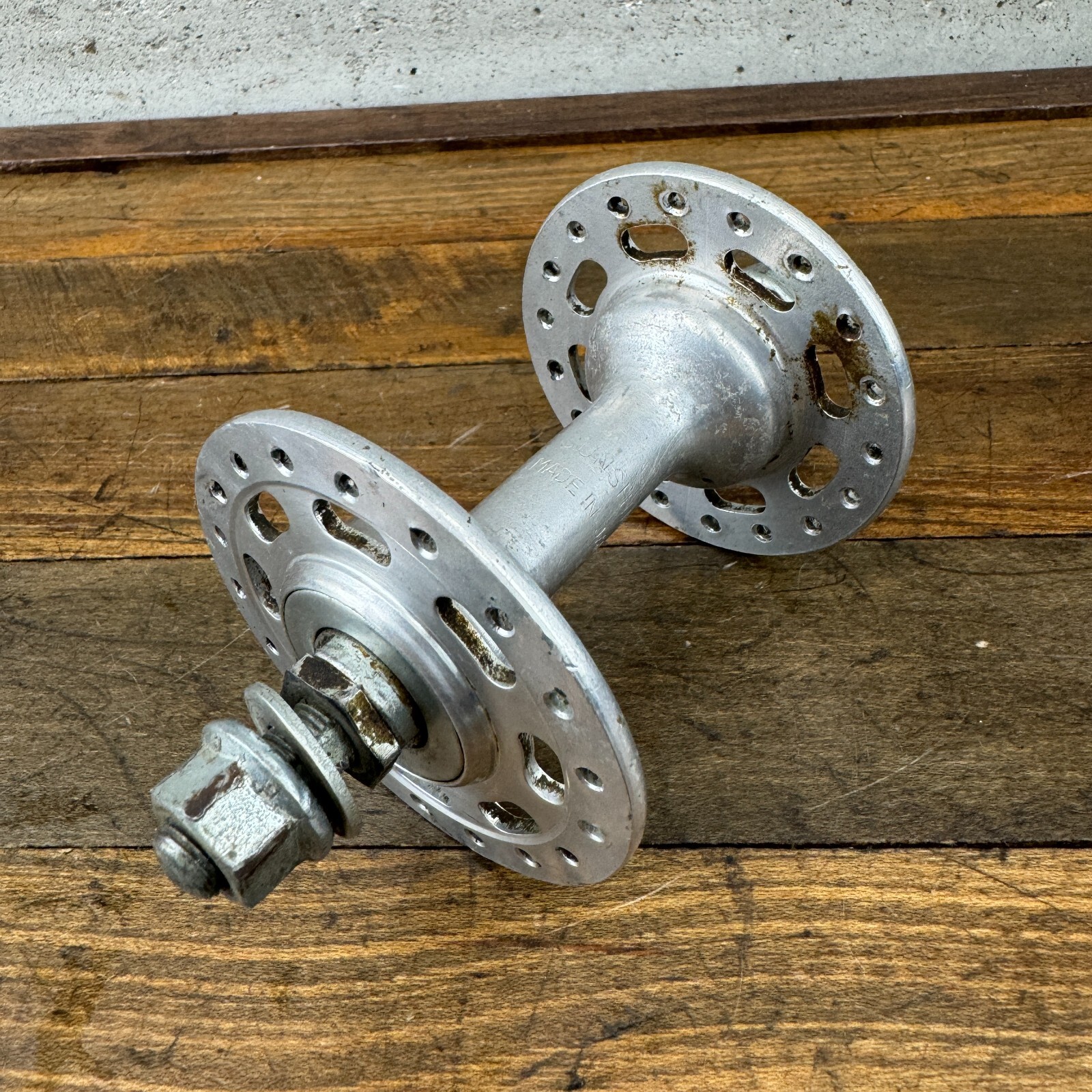 Sunshine BMX Front Hub High Flange Old School BMX 36 Hole 36h Nutted OG 80s Race