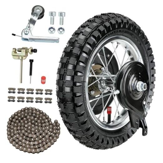 12-1/2 x 2.75 12.5×2.75 Rear Wheel Assembly Replacement for Razor MX350 MX400