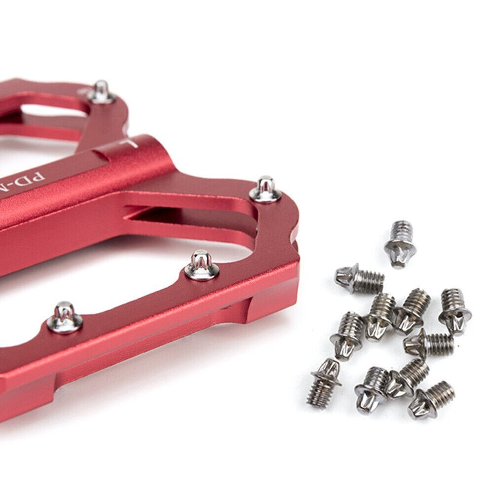 PROMEND Ultralight Cycling Flat Road Bike Bicycle Pedals 3 Bearings Aluminum MTB