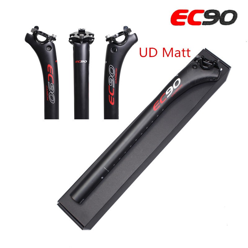 EC90 Carbon Fiber Bicycle Seat Post Mountain Bike Seatpost 25.4/27.2/30.8/31.6mm