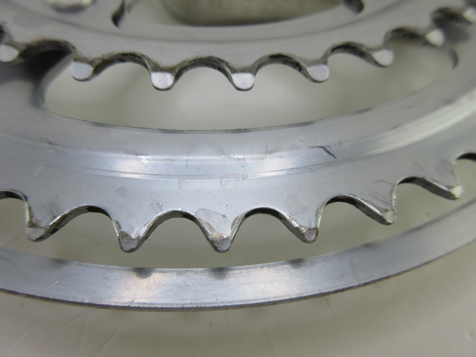 SR Suntour Custom Vintage Bicycle Crankset 170mm 40/52T Double Chainring Silver