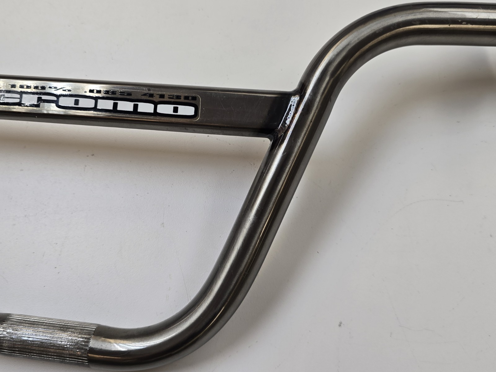 Answer Cruiser Handlebars Square Crossbar CrMo Raw Finish Mid School BMX Bars