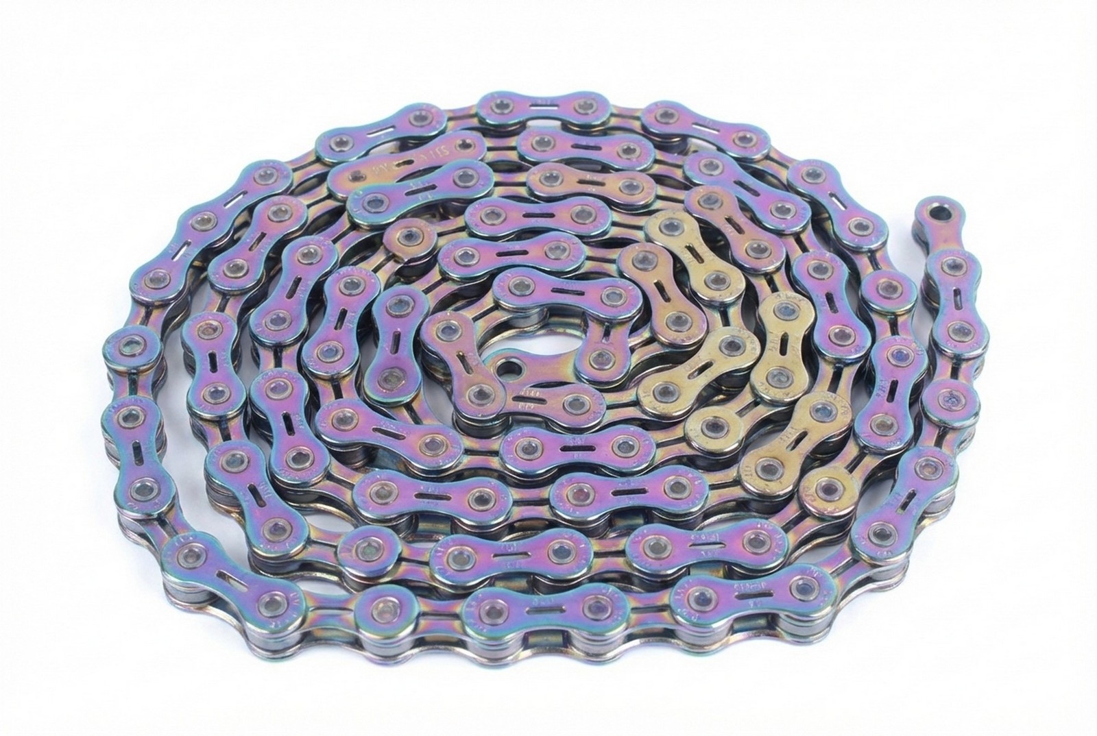 PYC 11-Speed Bike Chain Rainbow Oil Slick Fit Shimano SRAM Campy MTB Road