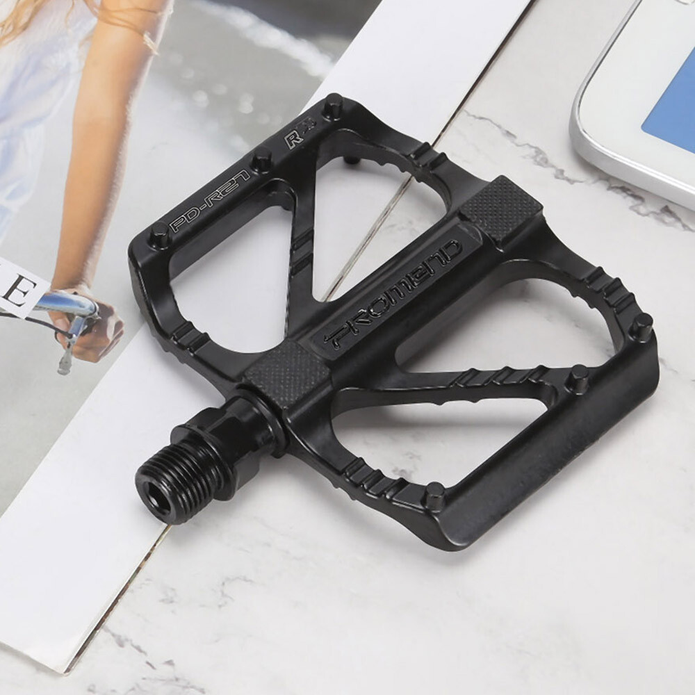 9/16″ Bicycle Universal Bike Pedals Bicycle Aluminum Non-Slip Flat Bearing Pedal