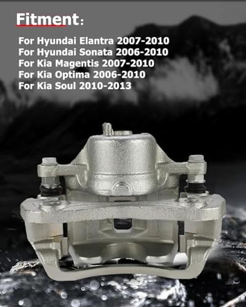 Front Left/Right Brake Caliper Assembly w/Bracket 19B2999 Front Left[19B2999]