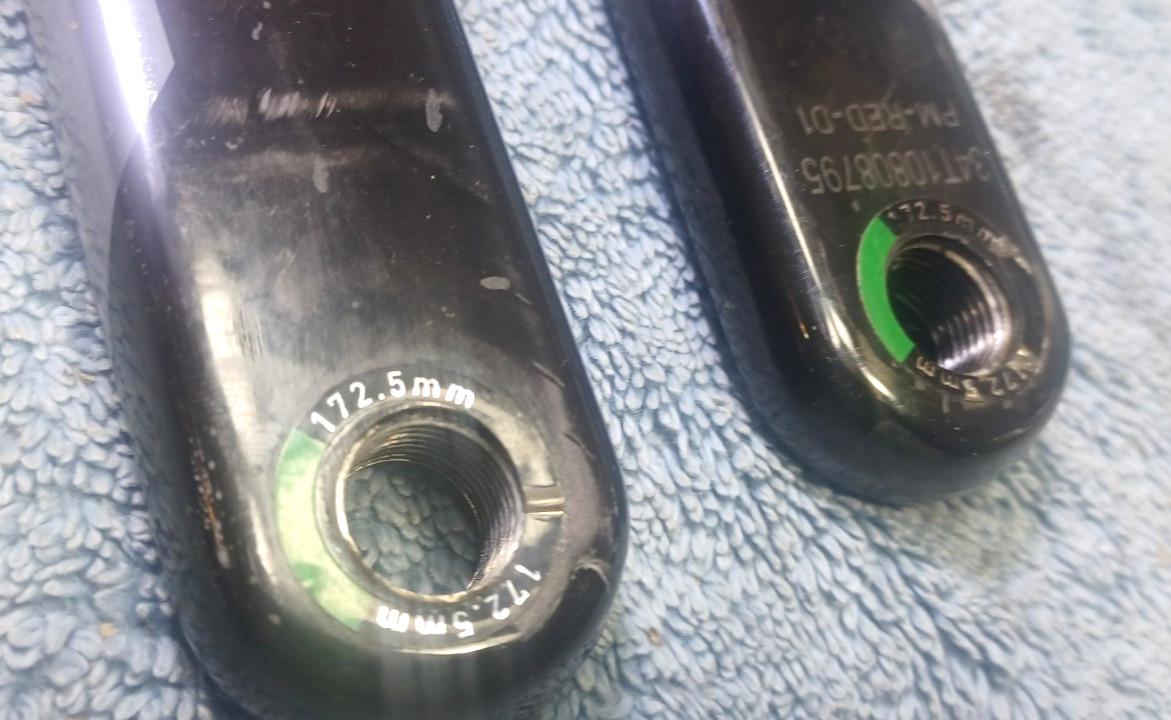 used, SRAM Red D1 DUB 172.5mm Crankset