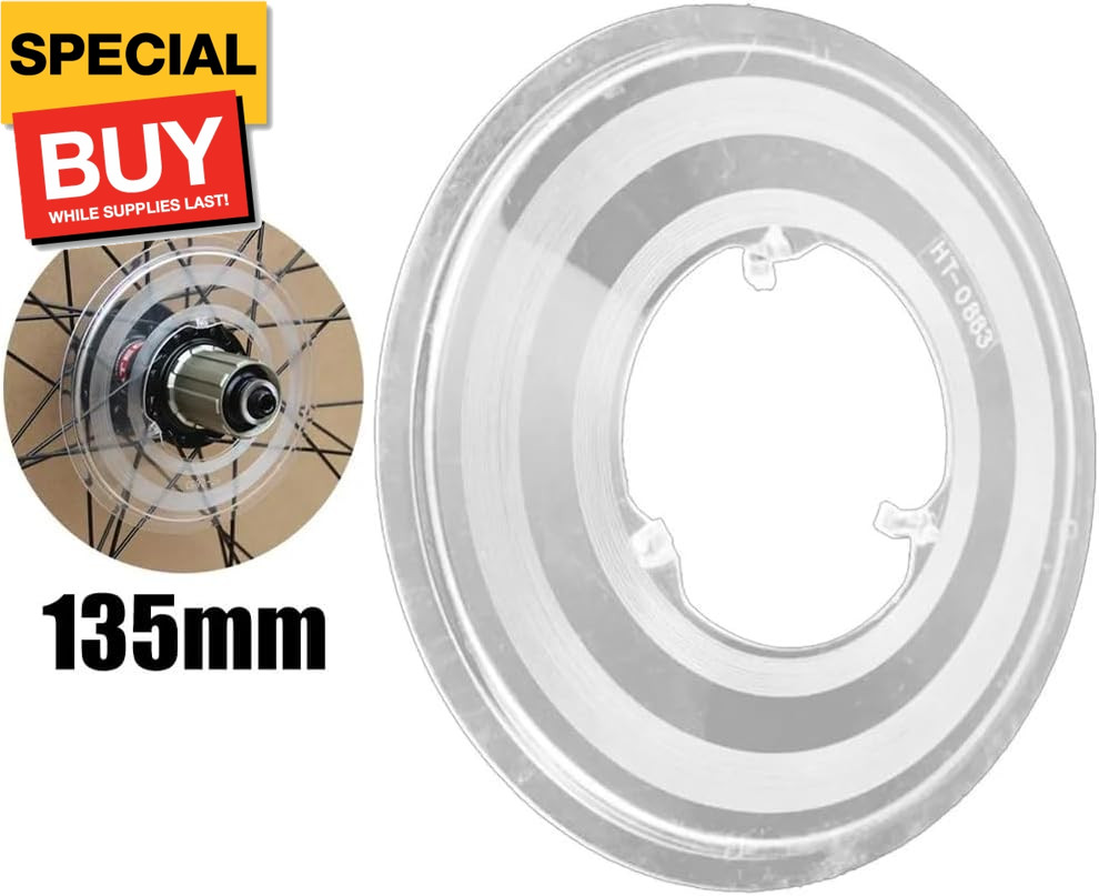 3 Pack Bike Spoke Protector Flywheel Spokes Guard Plastic Cover for Bicycle Rear