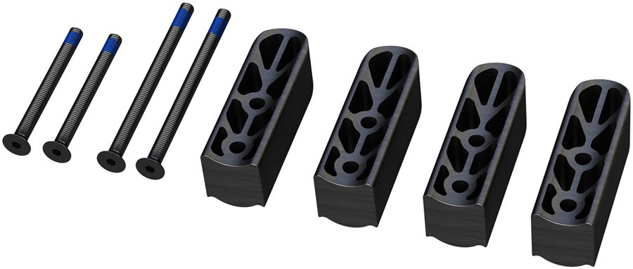 Vision Stack Spacer Kit for Team Clip-On Aero Bars – Alloy Adjustable Height