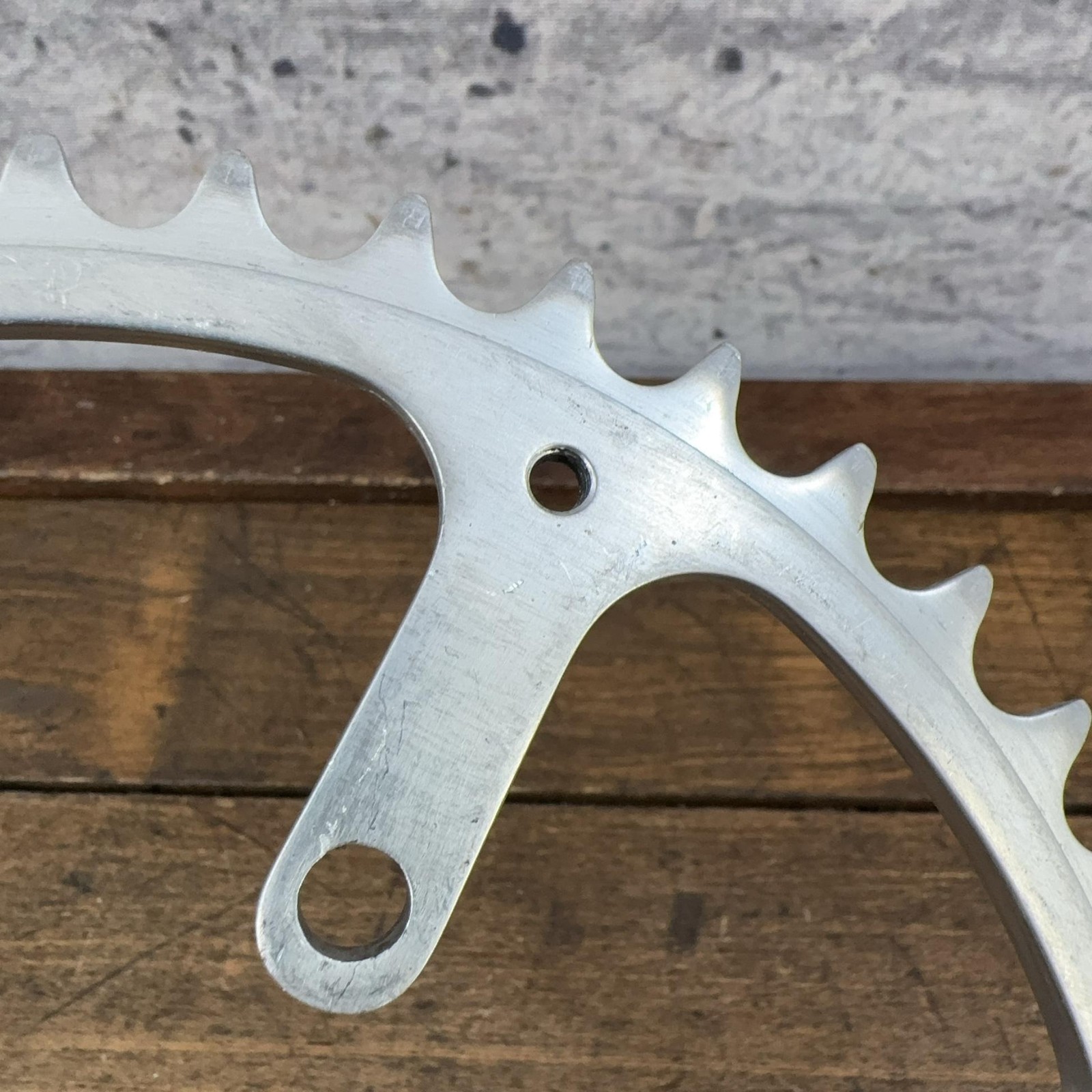Vintage TA 48T Chainring 80 BCD 5-Arm Silver Aluminum Bike Outer 48 Tooth