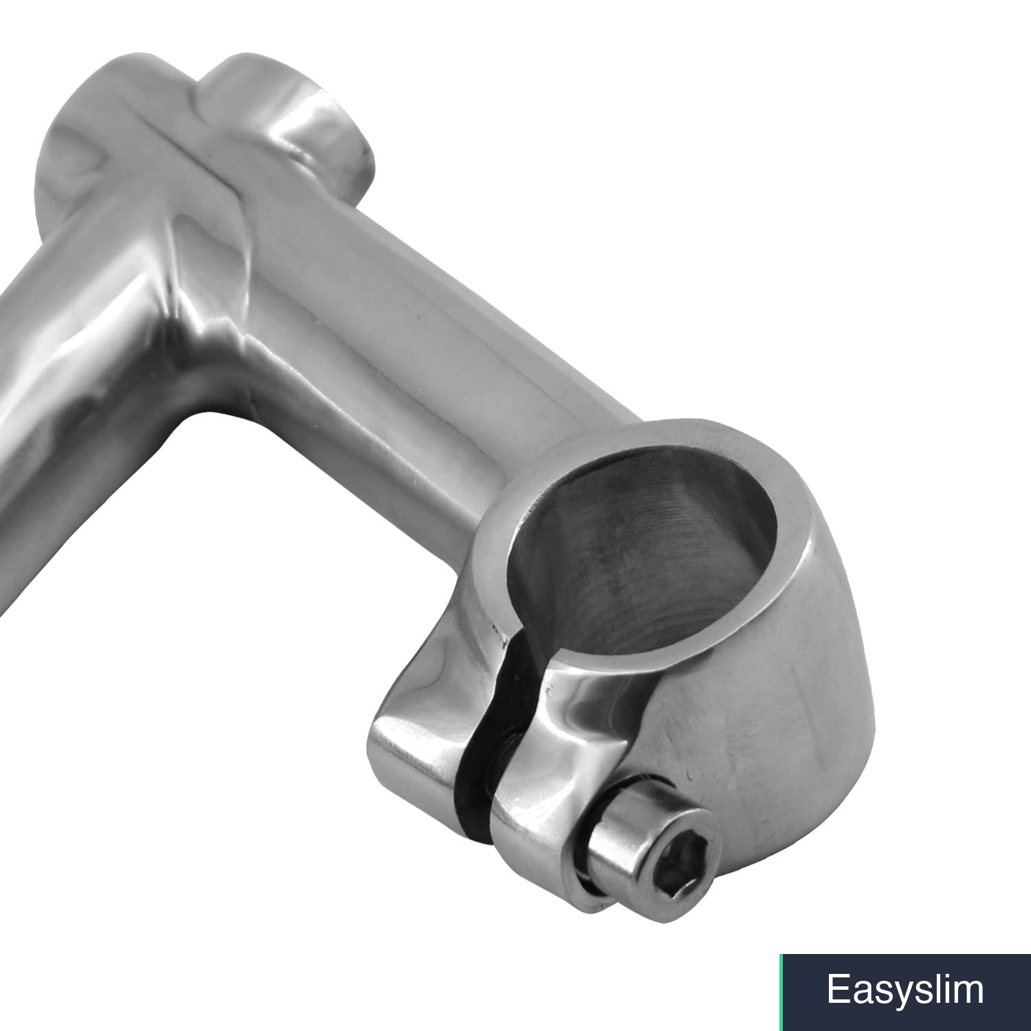 Bike Quill Stem Handlebar Riser 25.4mm Silver Alloy Steel 1-Bolt