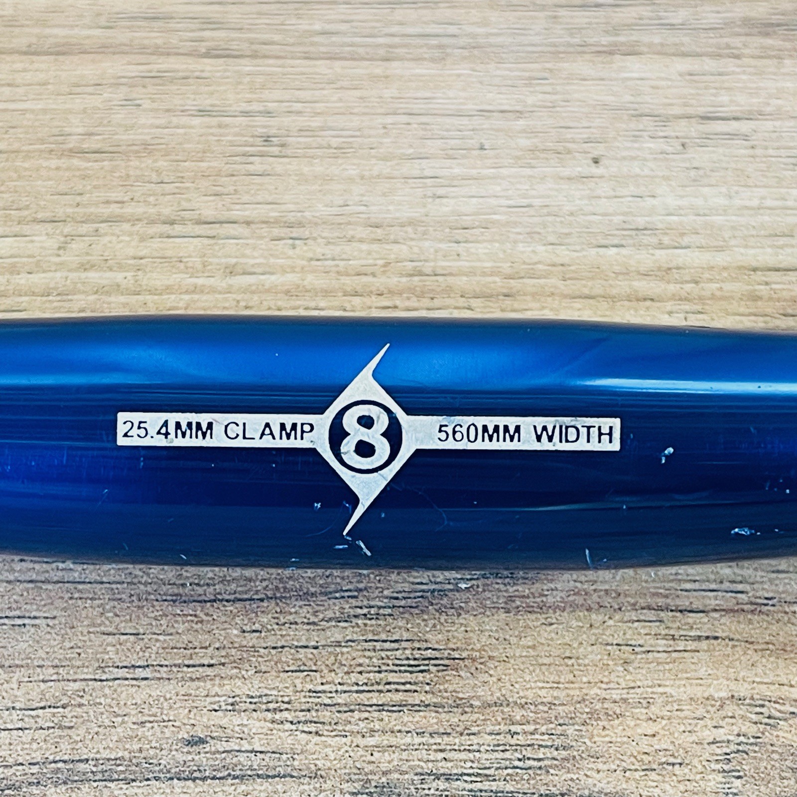 Origin8 Urban Pro Rise Handlebar 560 25.4 Blue Ano 3DV Anodized