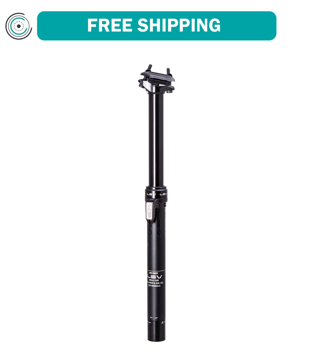 KS LEV Dropper Seatpost External Cable Routing, 27.2mm, 65mm, Black, No Remote