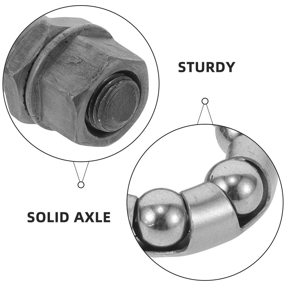 1 Sets Bicycle Axle Bearings Kit 140 Mm Front Hub Axle Bicycle Hollow Hub Shaft