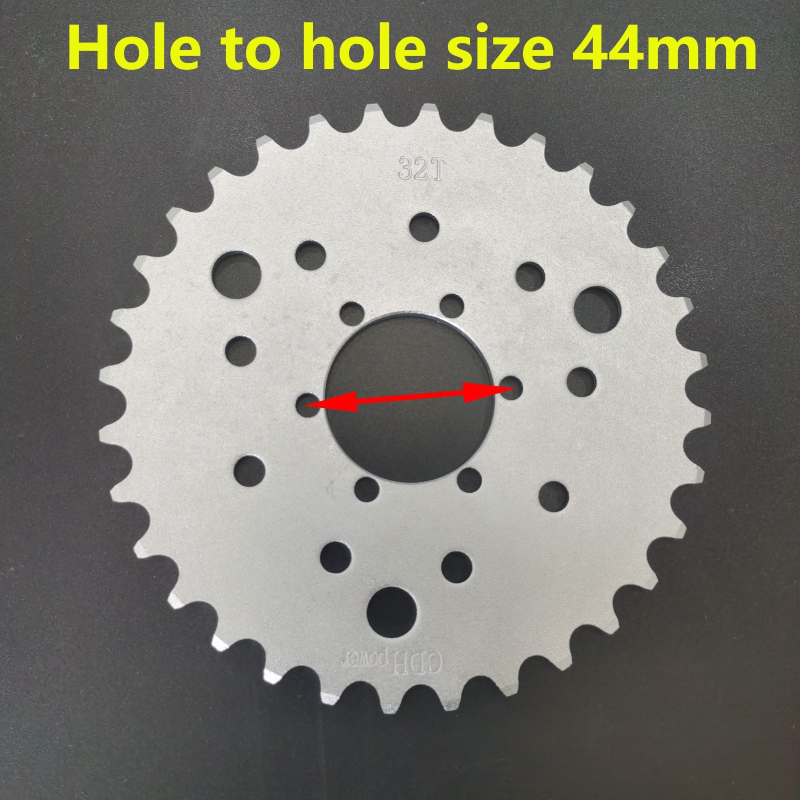 CDHPOWER Rear Hub Adapter 1.5″ & 32T Sprocket for SPOKE WHEEL Gas Motorized Bike