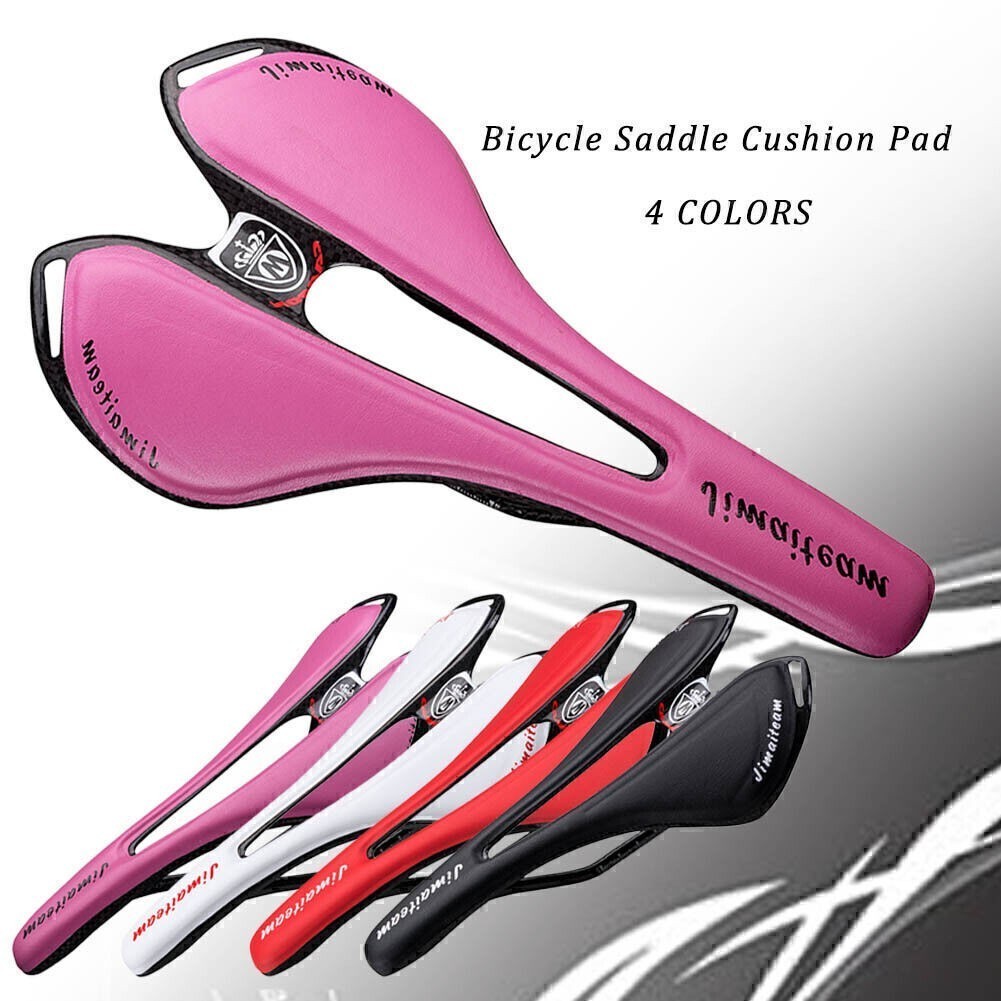 Mountain Bike Road Bicycle Seat Saddle Pad Racing Bike Carbon Fiber Hollow