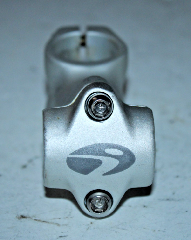 Trek Icon 1 1/8″ Threadless Bike Stem 75mm +/-15º 25.4mm Silver MTB Gravel Cafe~