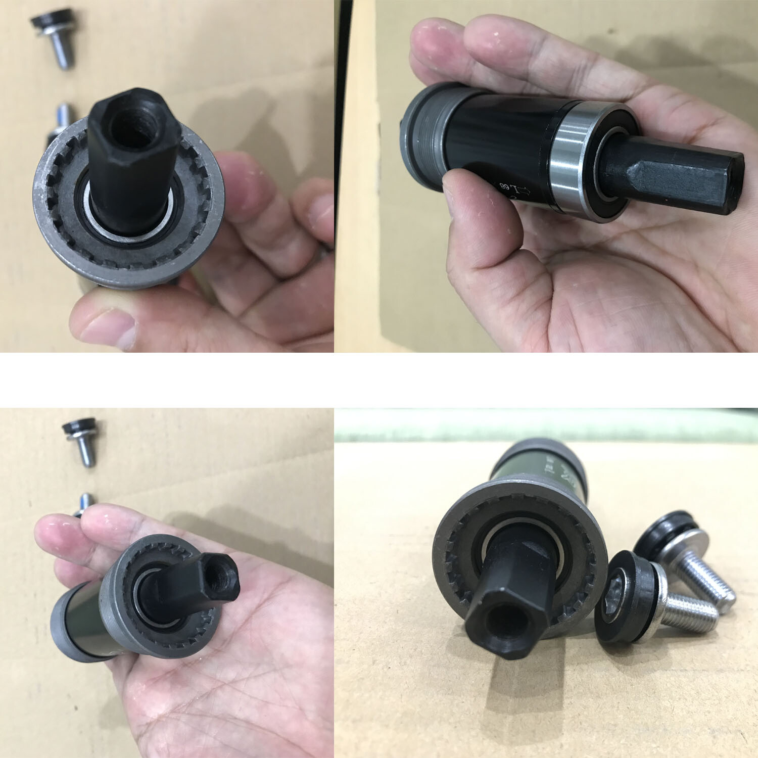CDHPOWER English Square BB Bike Bottom Bracket Set,Square Taper, Mountain Bike
